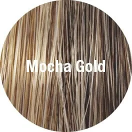 Medium Brown blended and tipped with Medium Gold Blonde