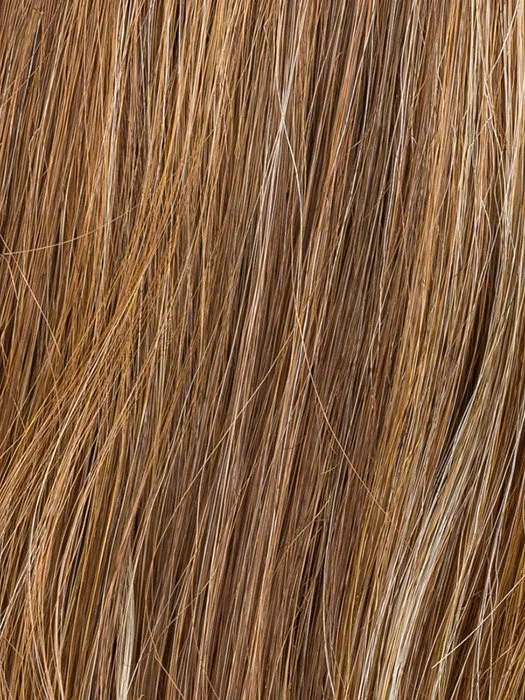 TOBACCO ROOTED 8.27.26 | Medium Brown, Dark Strawberry Blonde, and Light Golden Blonde Blend with Shaded Roots