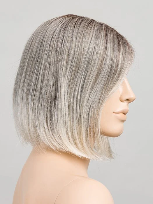 METALLIC BLONDE TIPPED 51.60.101 | Black/Dark Brown/Lightest Brown and Pearl White and Pearl Platinum with Grey Blend and Lighter Tipped Ends