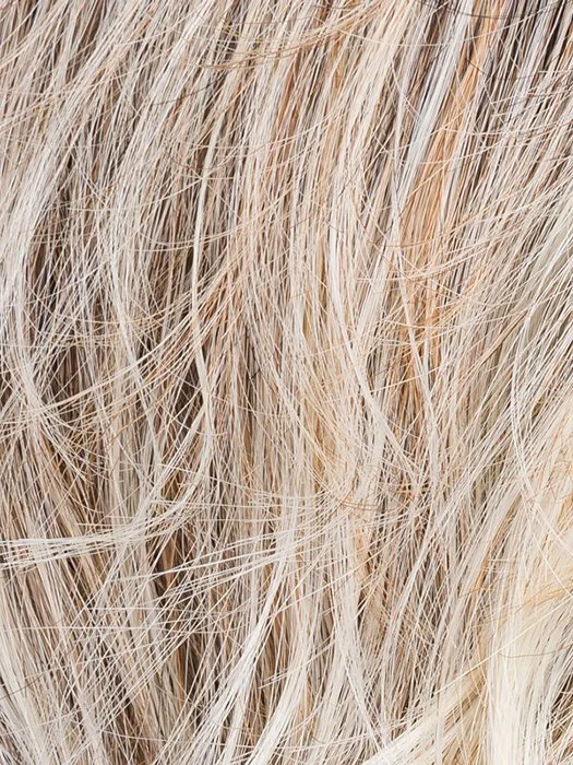 PEARL ROOTED 101.49.48 | Pearl Platinum with Medium Ash Blonde and Lightest Brown with Grey Blend and Shaded Roots