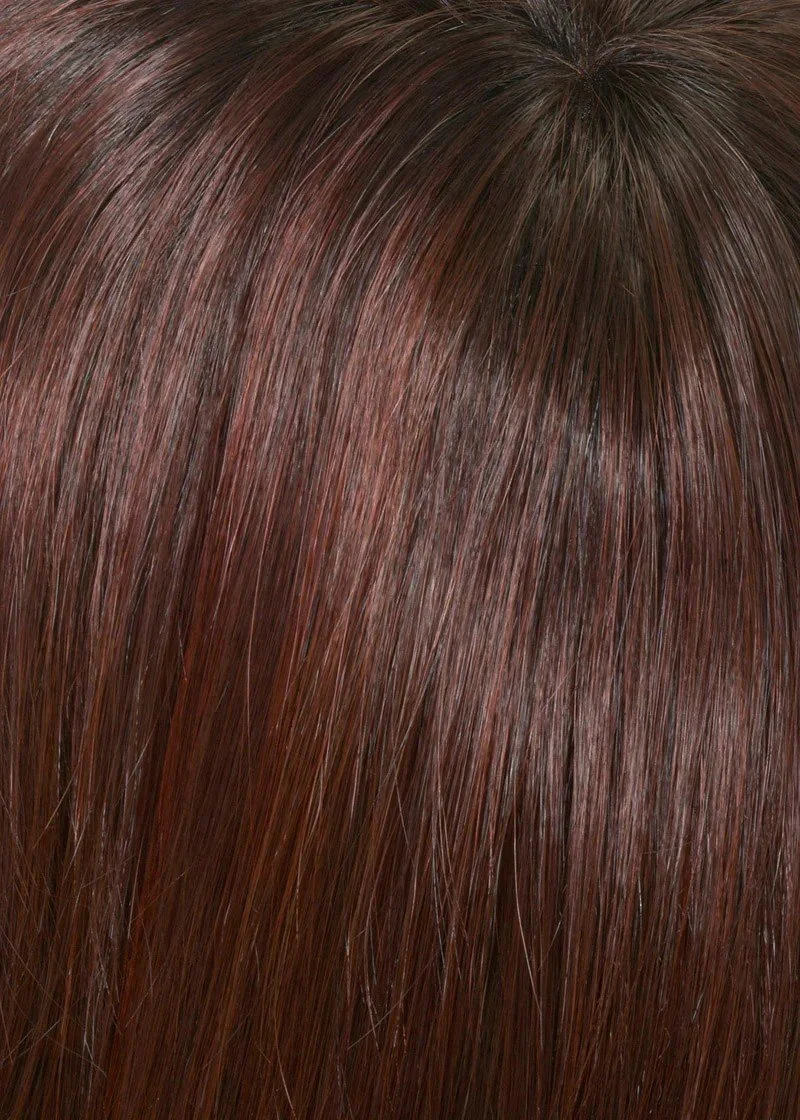CHOCOLATE CHERRY | Dark Brown roots with overall Medium Brown base with Deep Red highlights