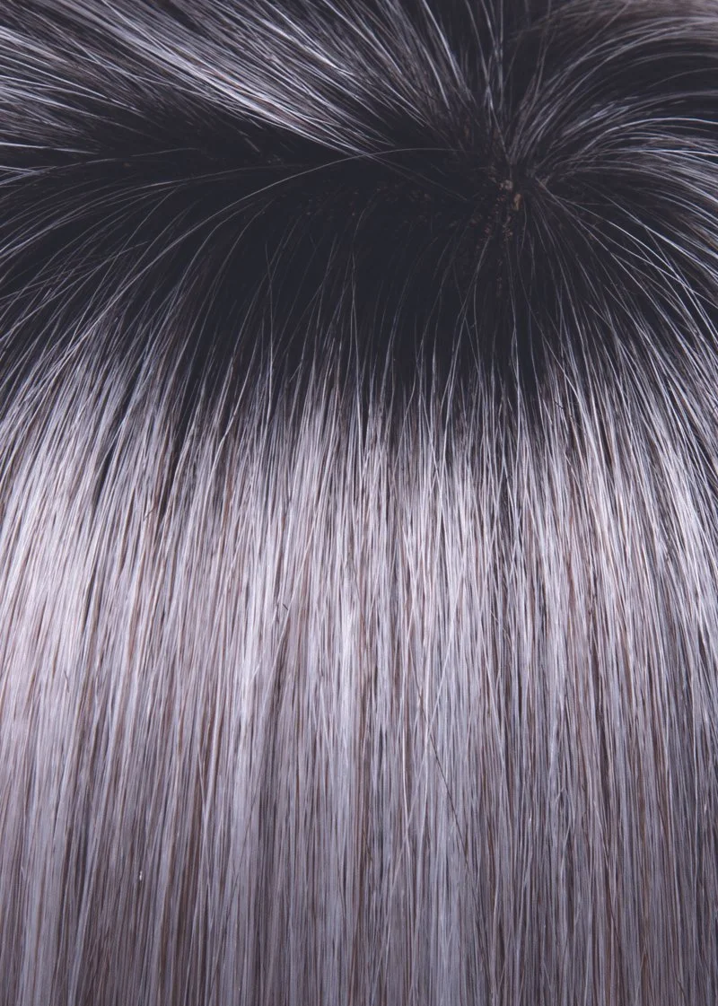 STERLING SHADOW | Medium Salt-and-Pepper Grey with Darker Brown Roots