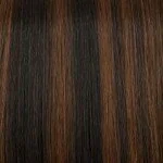 FS4/33/30A MIDNIGHT COCOA | Dark Brown, Medium Red, Medium Natural Red Blonde/Brown Blend with Medium Natural Red Blonde/Brown Blend Bold Highlights