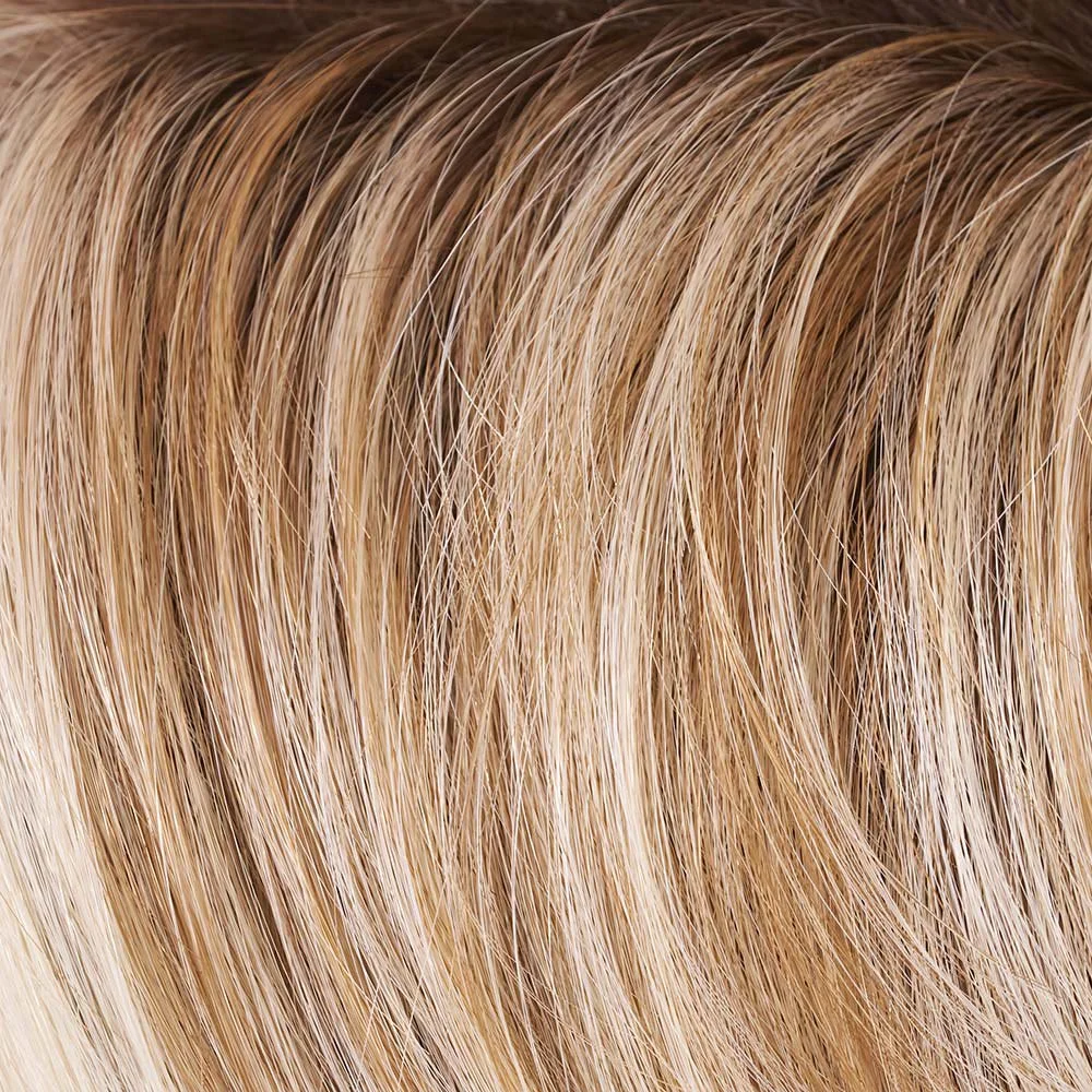  101/88/27S8 CATALINA BLONDE | Pale blonde with Pure White Natural Violet halo highlights, shaded medium brown 