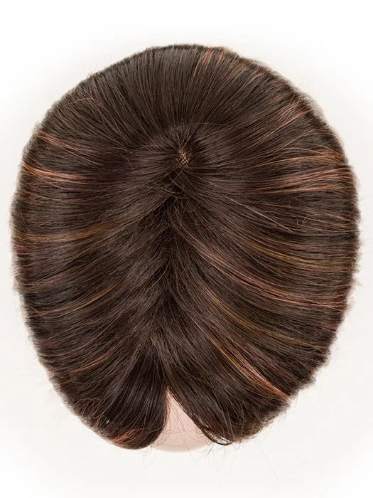 ROSEWOOD TIPPED | Medium Brown, Caramel, and Rose Gold blend with Lighter Tipped Ends and Shaded Roots
