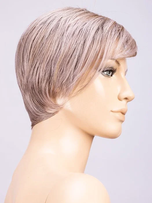 LAVENDER ROOTED | Pearl Platinum and Medium Brown Base Blended with soft Lavender and Shaded Roots