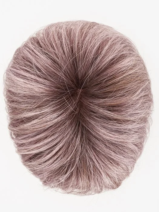 LAVENDER ROOTED | Pearl Platinum and Medium Brown Base Blended with soft Lavender and Shaded Roots