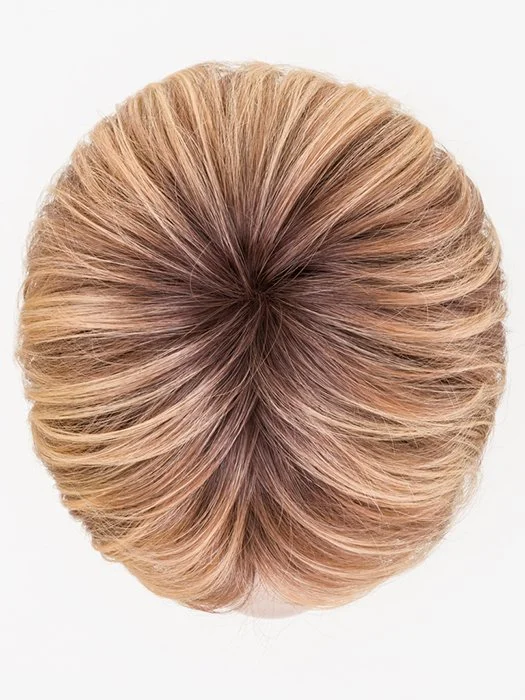LIGHT BERNSTEIN ROOTED 12.26.27 | Lightest Brown, Light Golden Blonde, and Dark Strawberry Blonde Blend with Shaded Roots