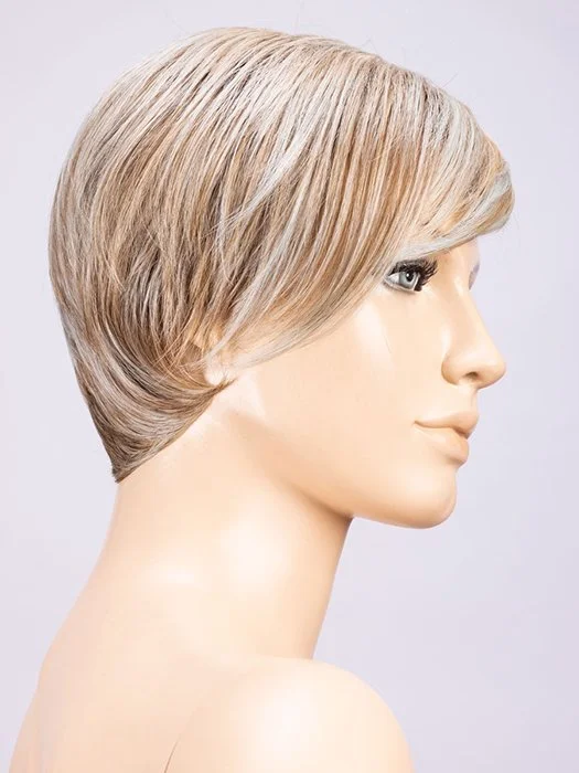 PASTEL MINT ROOTED | Peal Platinum and Light Neutral Blonde with subtle Mint Green Hues and a Medium Brown Base with Shaded Roots