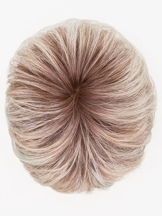 PASTEL MINT ROOTED | Peal Platinum and Light Neutral Blonde with subtle Mint Green Hues and a Medium Brown Base with Shaded Roots