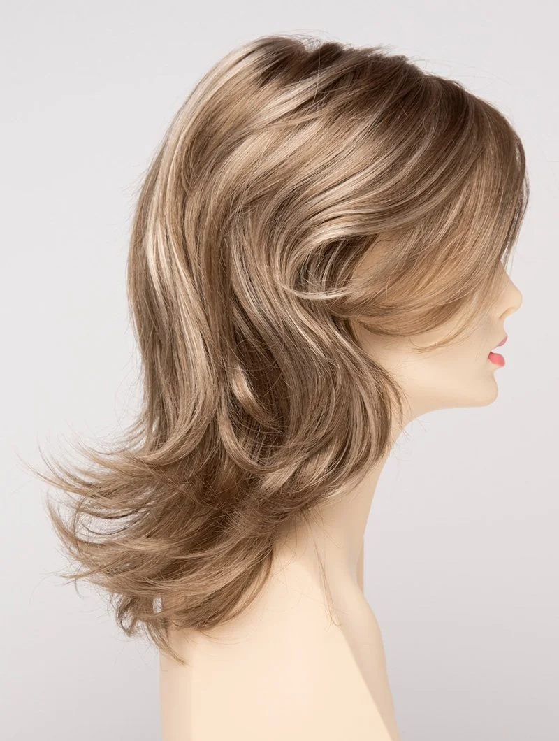 GINGER CREAM | Dark Beige Blonde underneath highlighted on top with Light Beige Blonde
