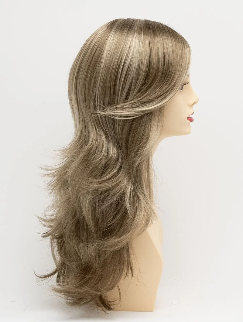  GINGER CREAM | Dark Beige Blonde underneath highlighted on top with Light Beige Blonde 