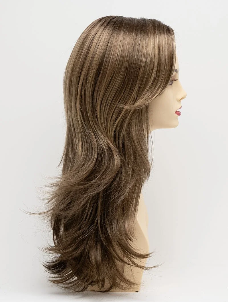  TOASTED SESAME | Medium Brown roots with overall Warm Cinnamon base and Golden Blonde highlights 