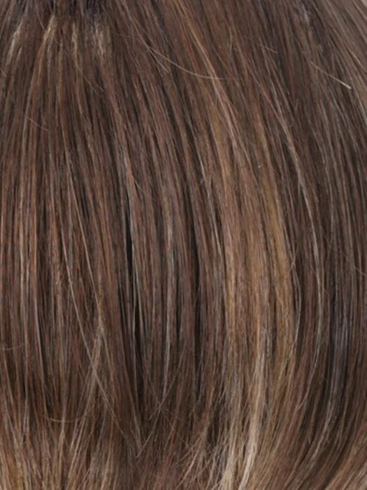 CKISSRT4 | Golden Brown with Copper Blonde Highlights &amp; Dark Brown Roots