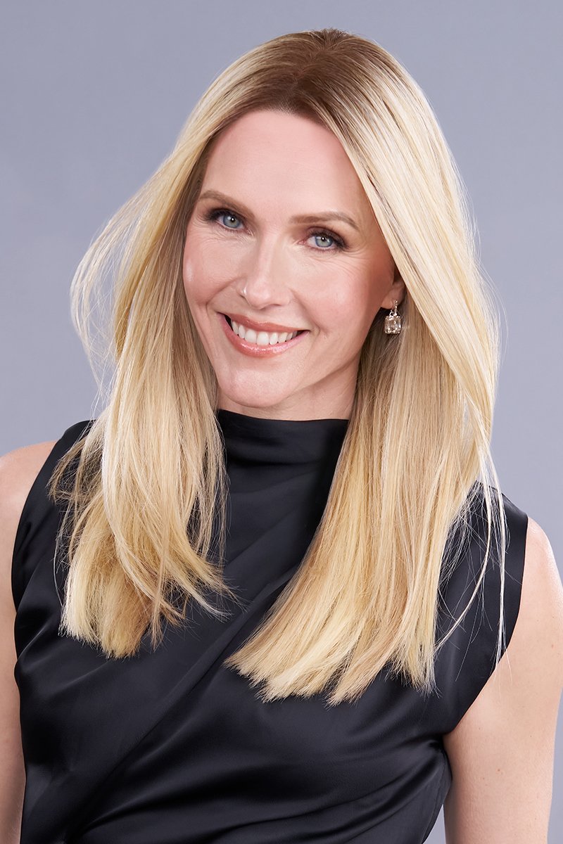 Top Trend Lace HD Straight 18" by Jon Renau | Heat-Friendly Lace Front Hair Topper