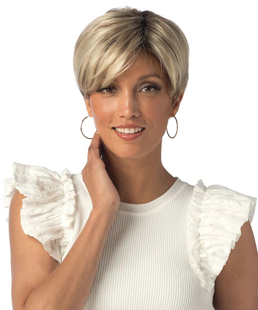 Ember by Estetica Designs | Swiss Lace+ Front & Monofilament Top Pixie Wig