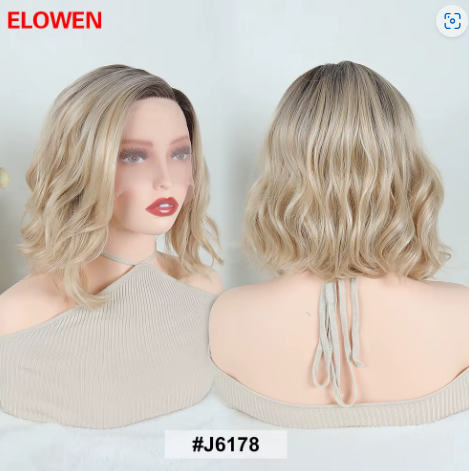 Rooted Light Blonde/Platinum with soft darker blonde highlight