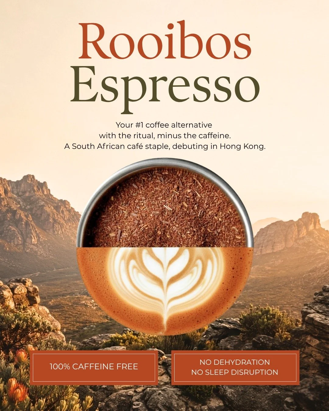 Rooibos Espresso drink by Nam Fei Goods