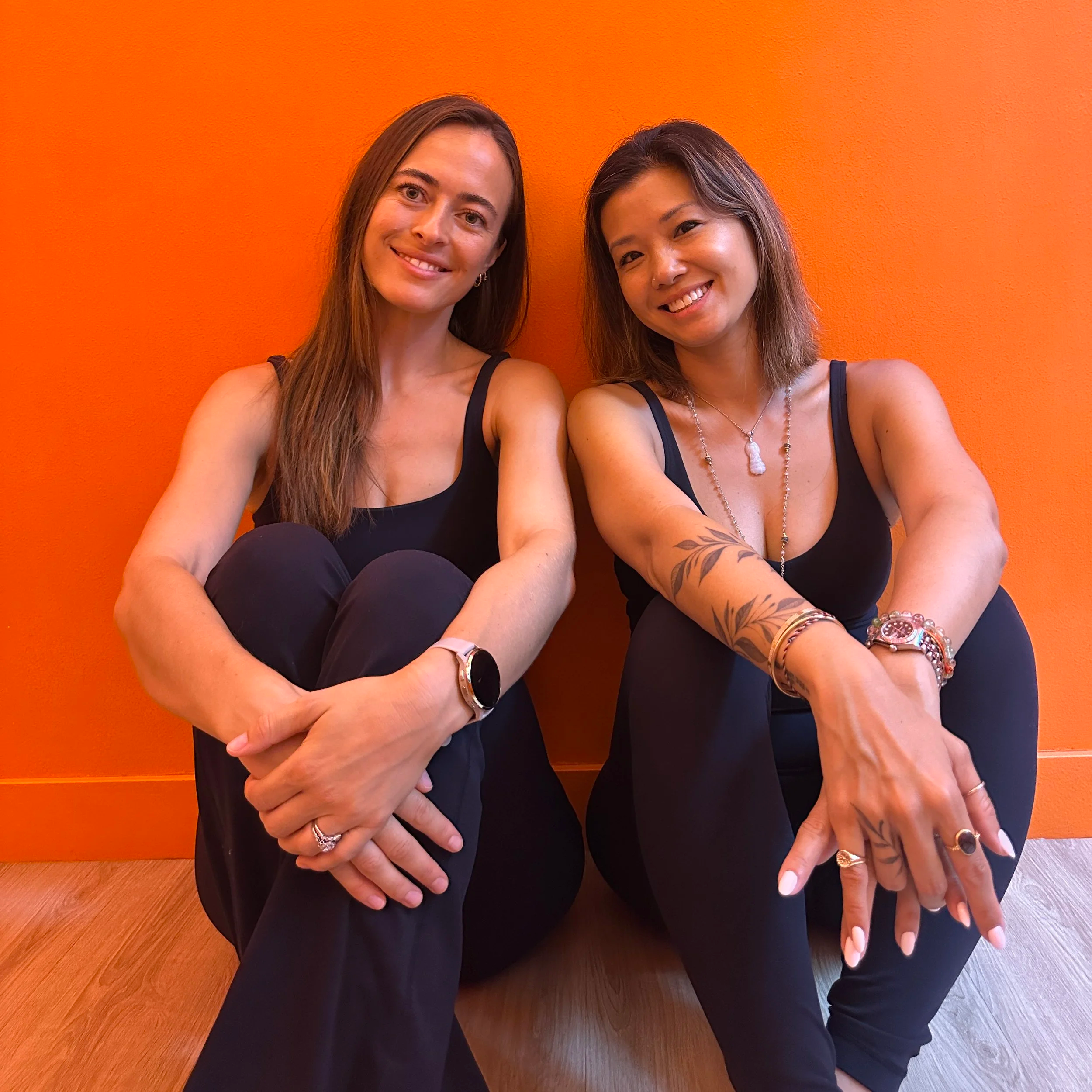 Tara Fitzpatrick and Doris Au-Yeung guiding the IKIGAI Bali retreat