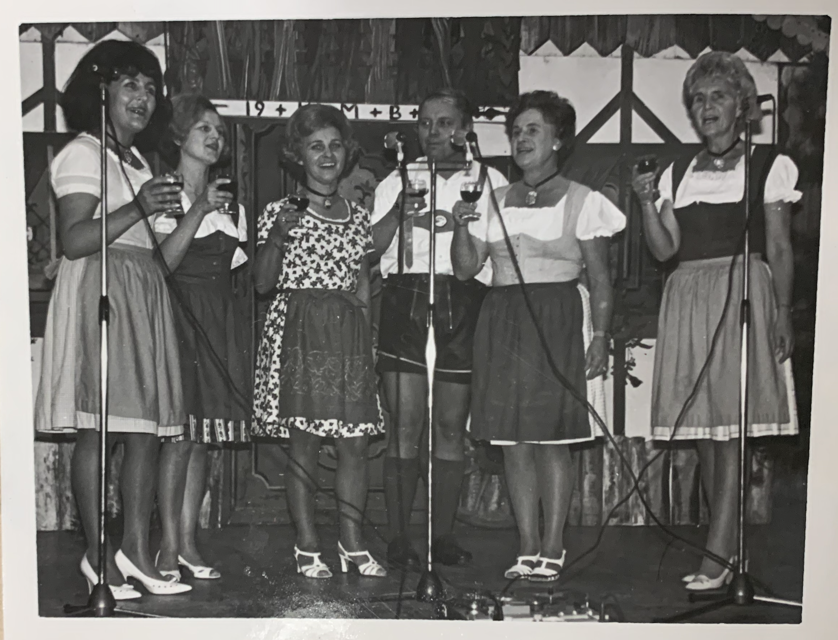 "The Larks supplied several authentic German folk songs during the luncheon"