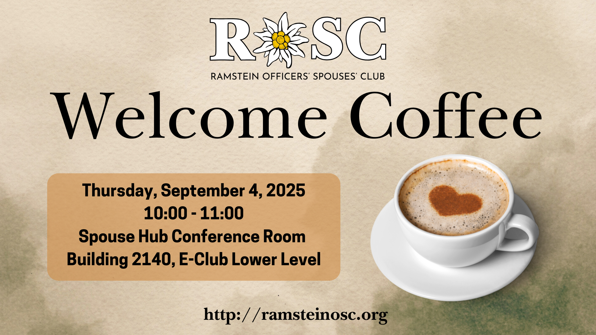 ROSC Welcome Coffee