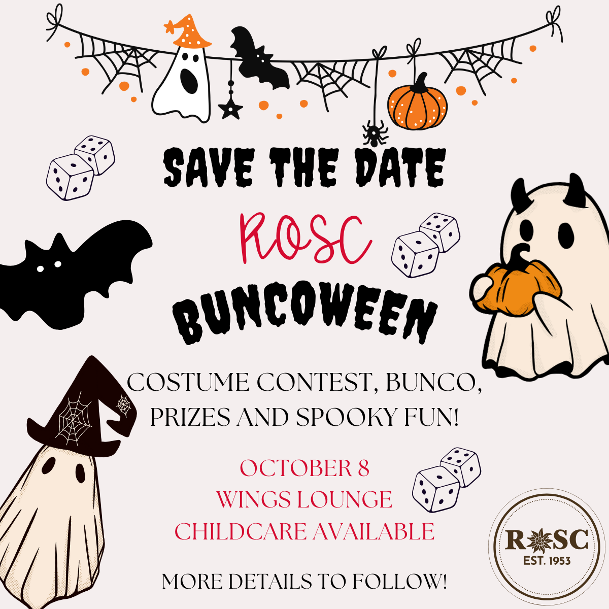 SAVE THE DATE FOR BUNCOWEEN!