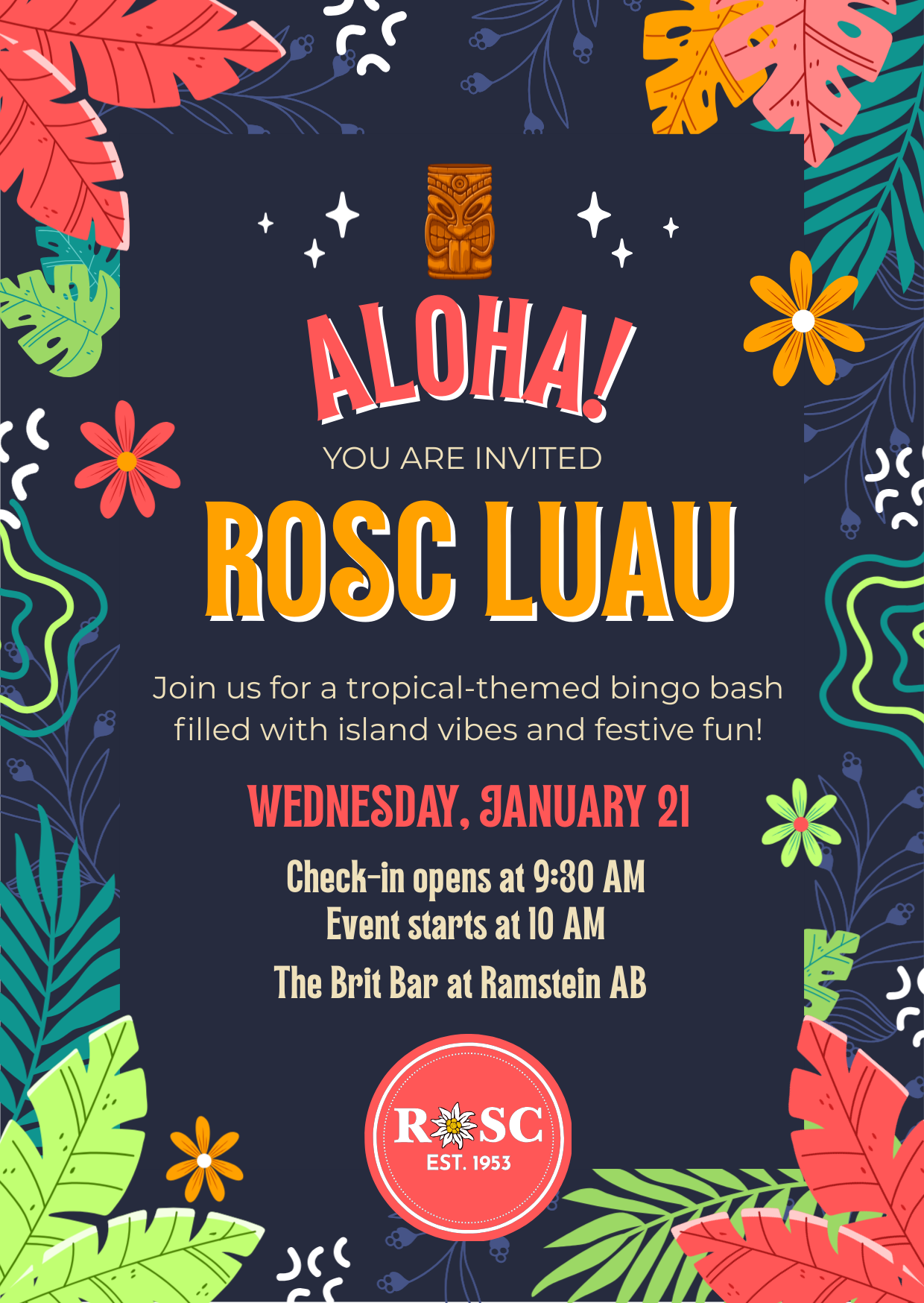 ROSC January Social: Luau