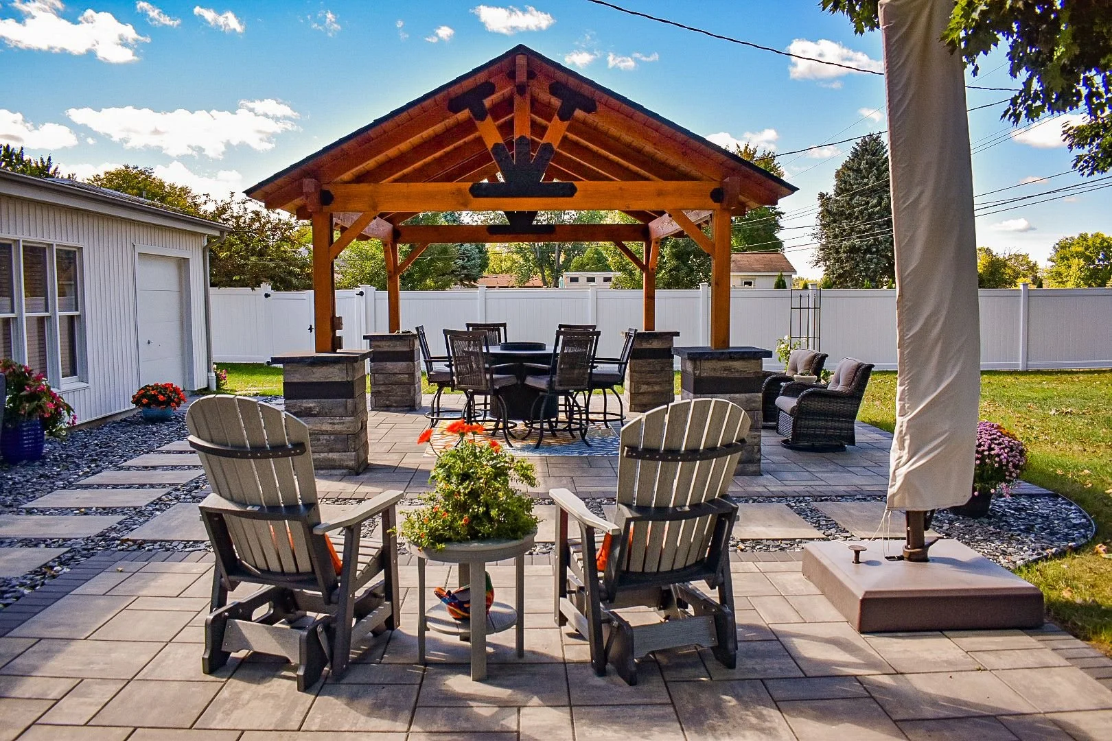 When Adding a Pavilion to Your Landscaping, Consider These Features as Well in Brownstown Charter Township and Grosse Ile, MI