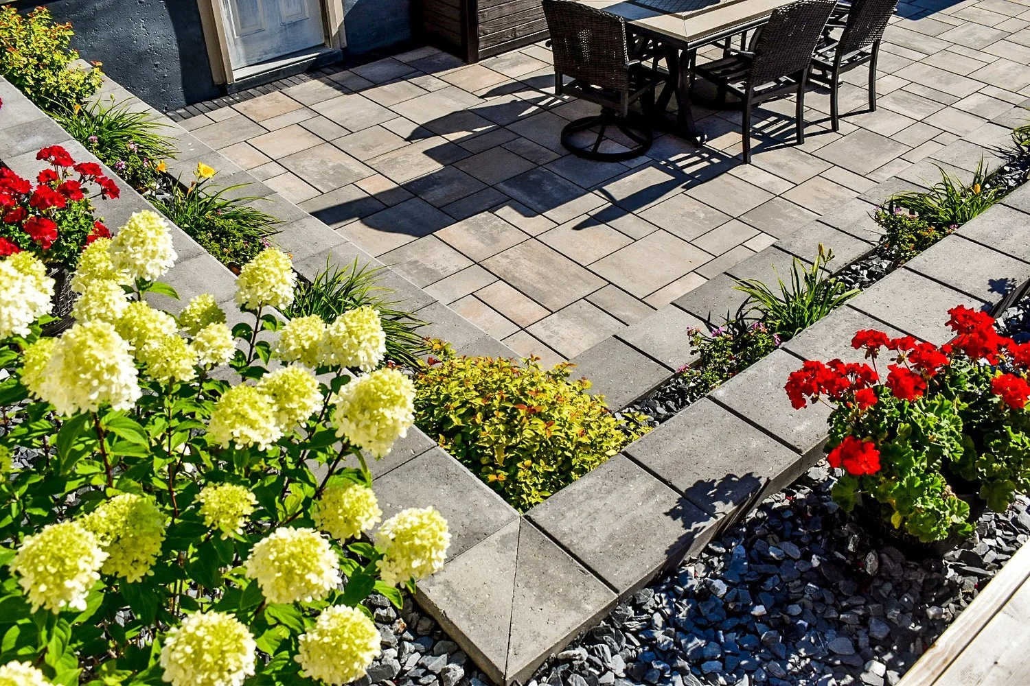 Landscape Design Ideas to Soften the Look of a Retaining Wall in the Flat Rock, MI Area