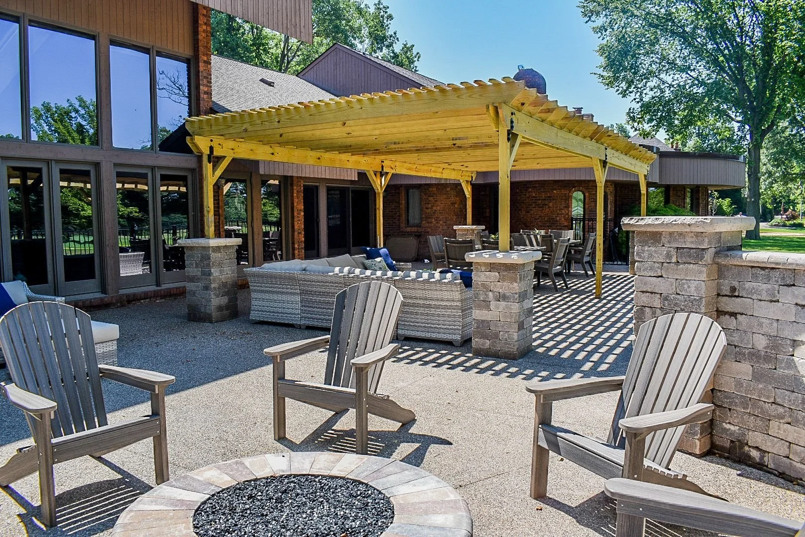 Snuggle Up in Your Backyard by an Outdoor Fireplace or Fire Pit in the Trenton, MI Area