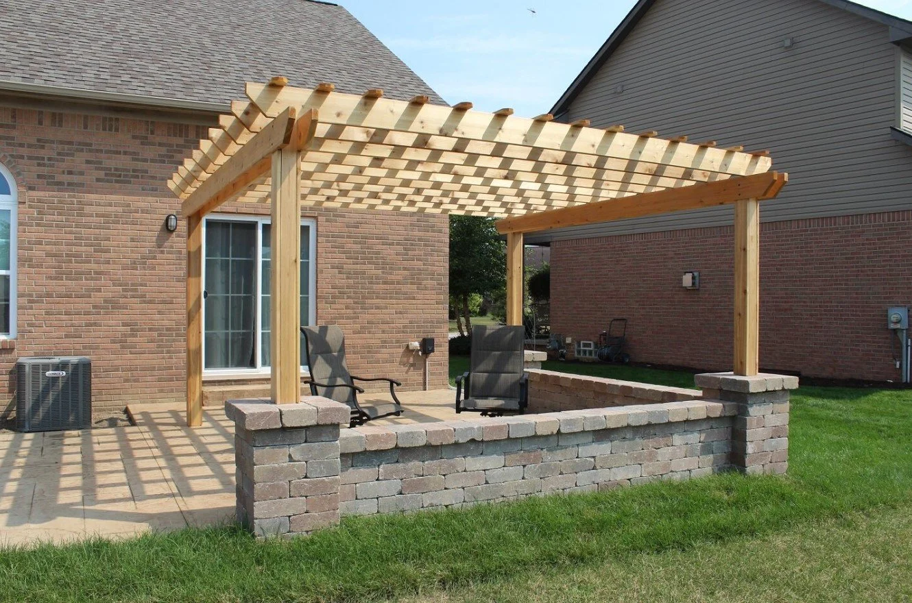 Enjoy More Time Under a Pergola With a Landscape Lighting Plan in the New Boston, MI Area