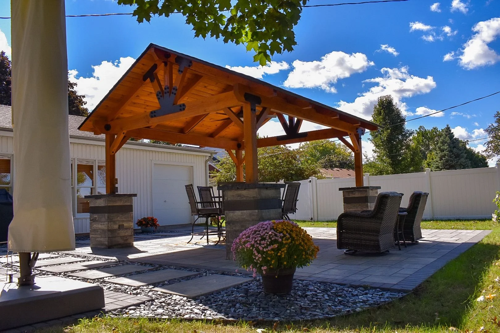 Enjoy Your Favorite Features Rain or Shine With a Pavilion in Grosse Ile and Trenton, MI
