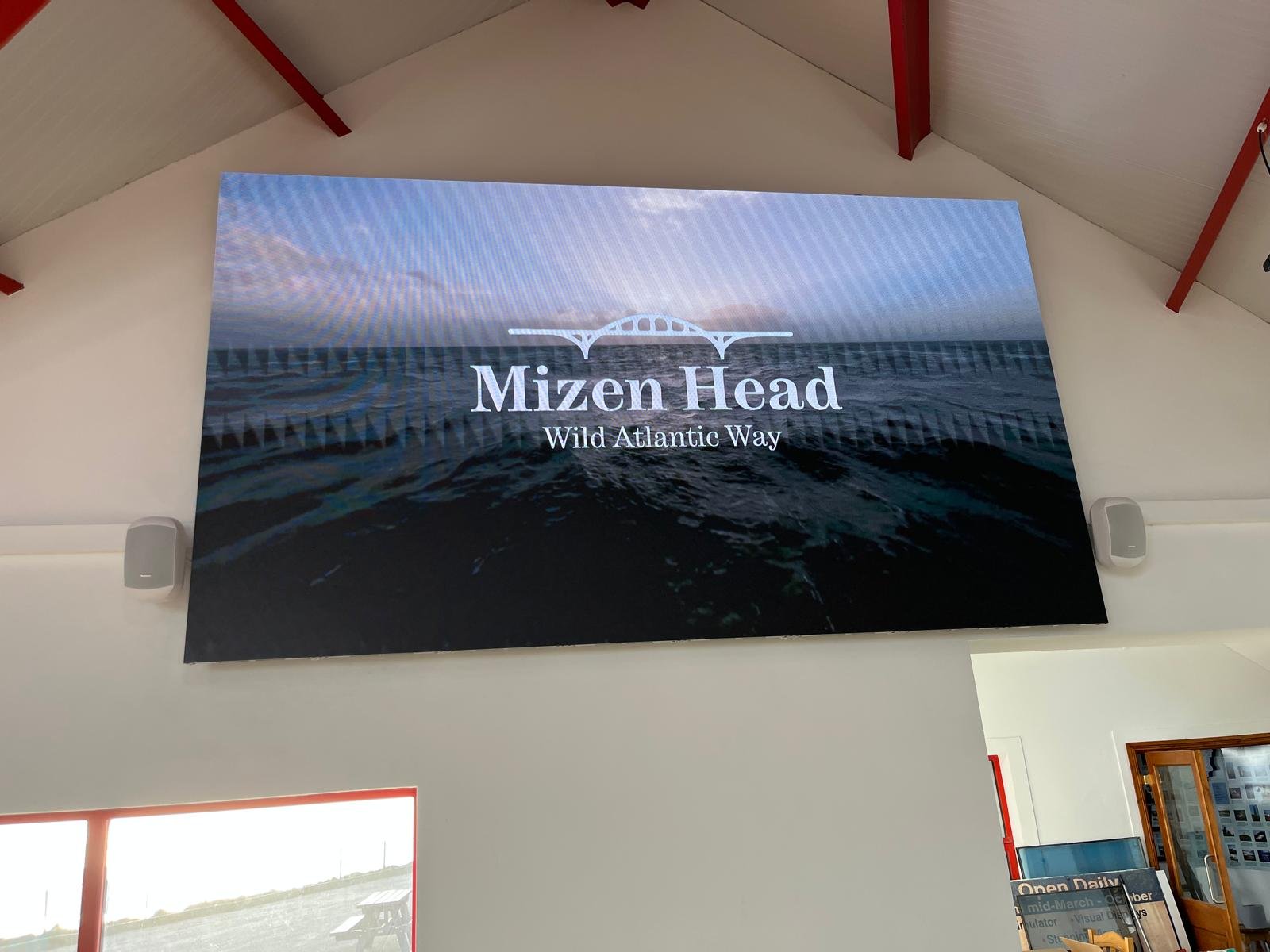 Audio visual installation, Mizen Head visitors centre on the Wild Atlantic Way in Goleen, West Cork,
