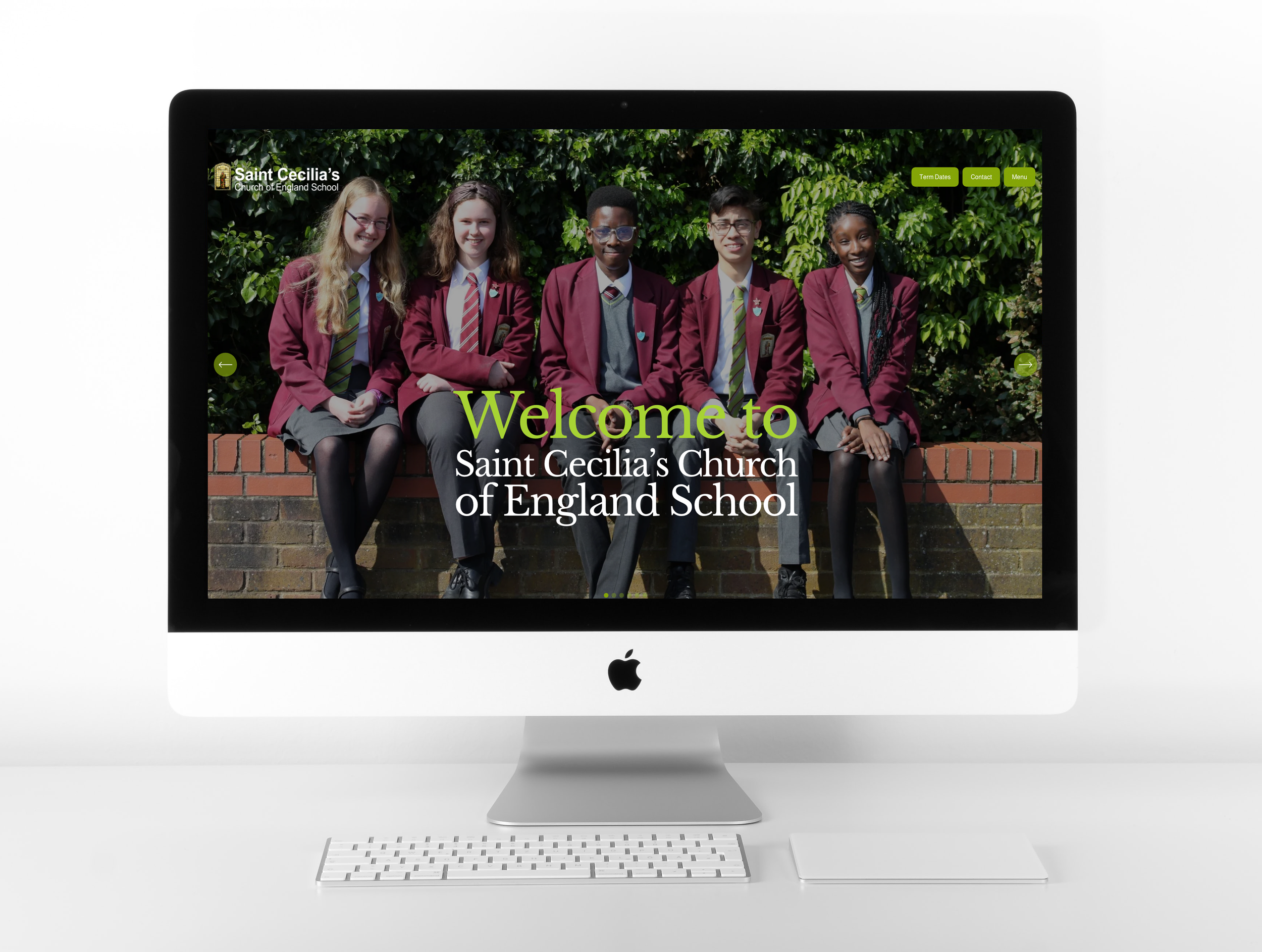 Saint Cecilia's Church of England School Website Design by Red Mason