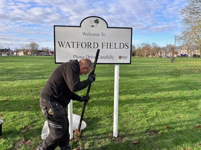 Customizable Community Welcome Sign