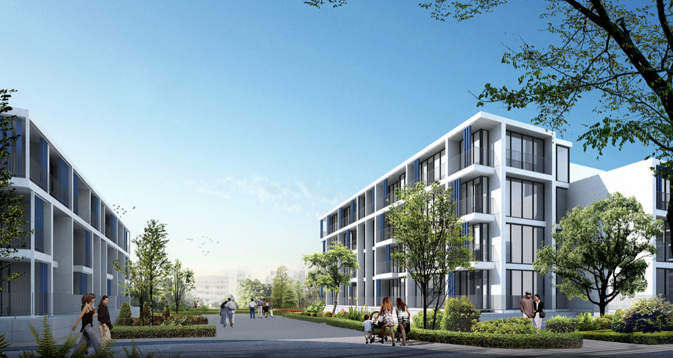 Perspective View, Proposed Residential Development, Hathersage Rd, Manchester