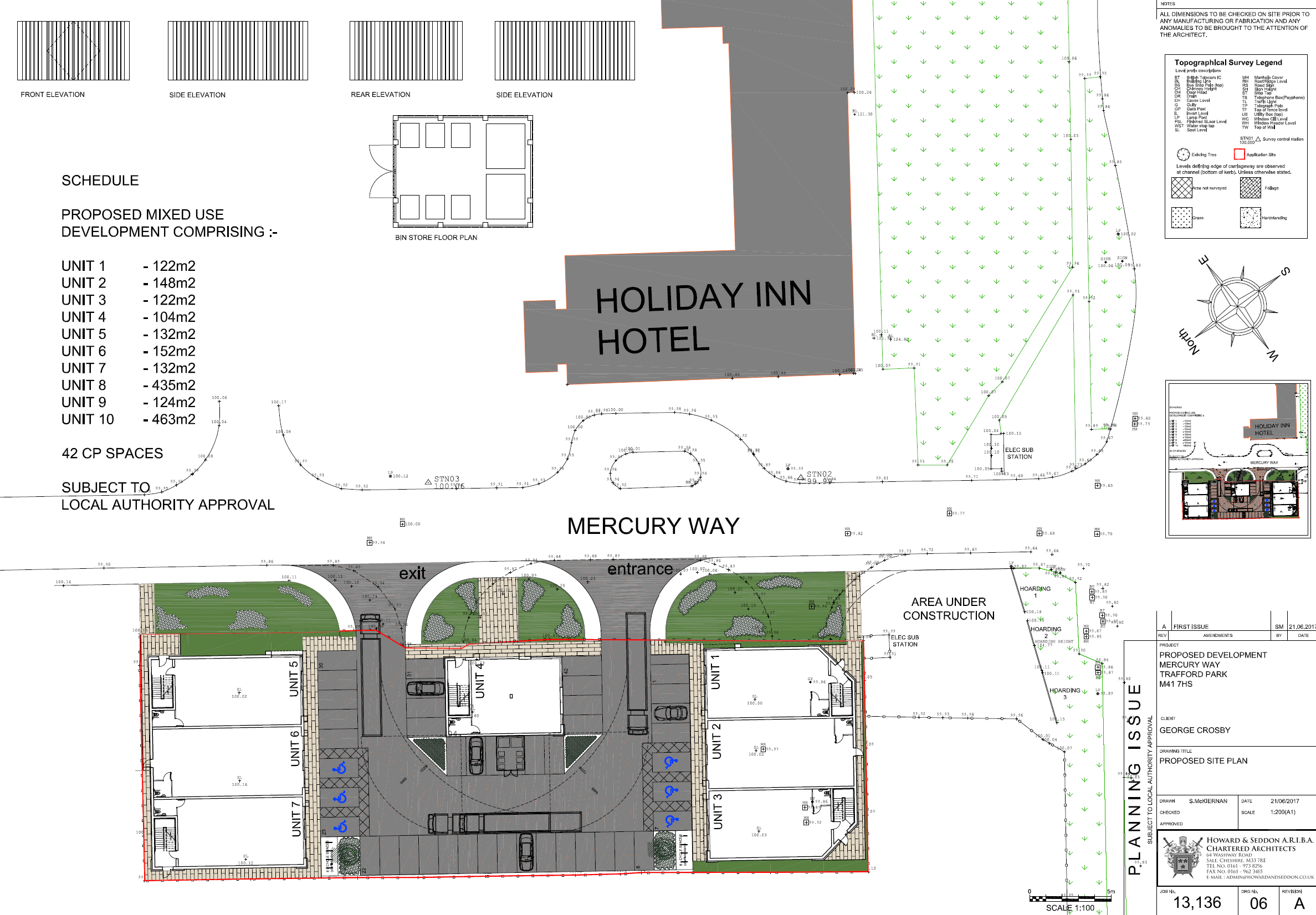 Proposed Retail Development, Former J. Hopkins Yard, Mercury Way, Trafford Park