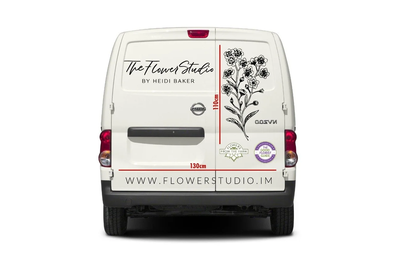 Applied to the van