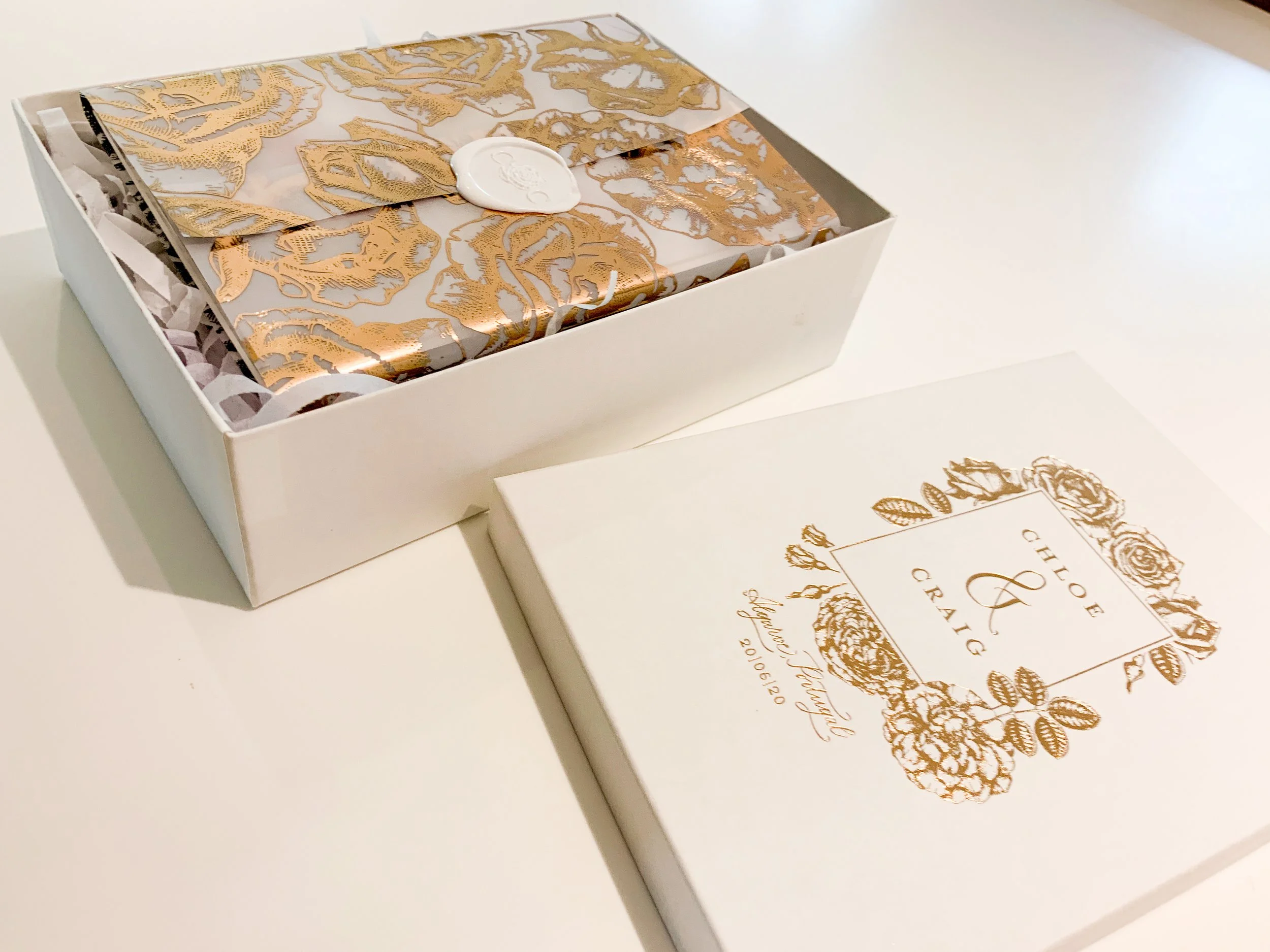 And finished in a custom designed and made box