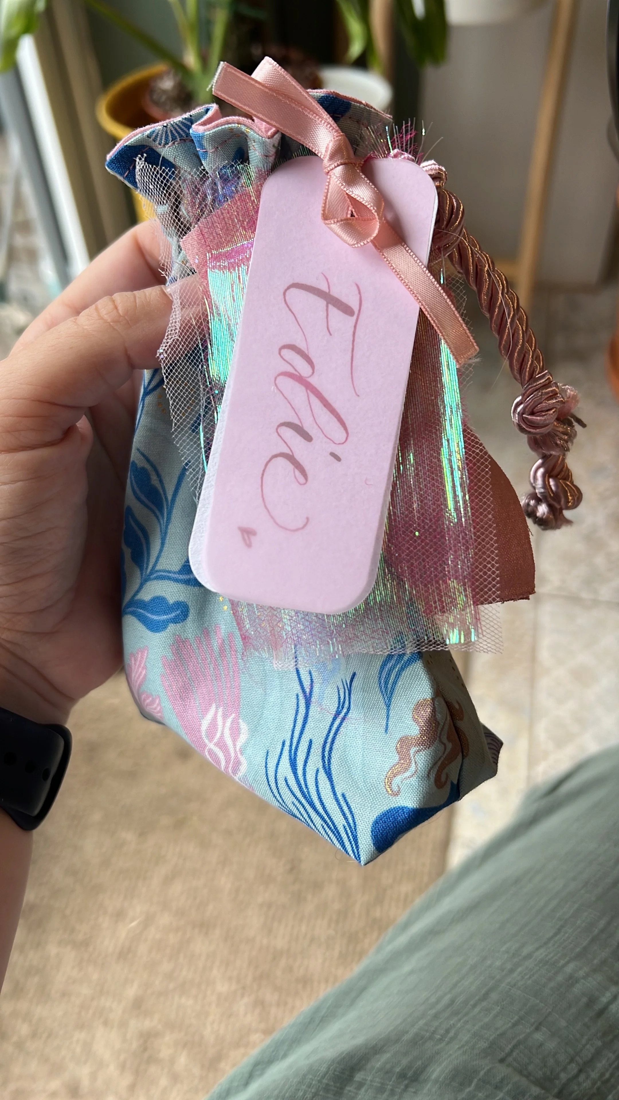 Luxury party planning and stationery/party bags, designed and sewn by Emma - please enquire on the general contact form for luxury parties! 