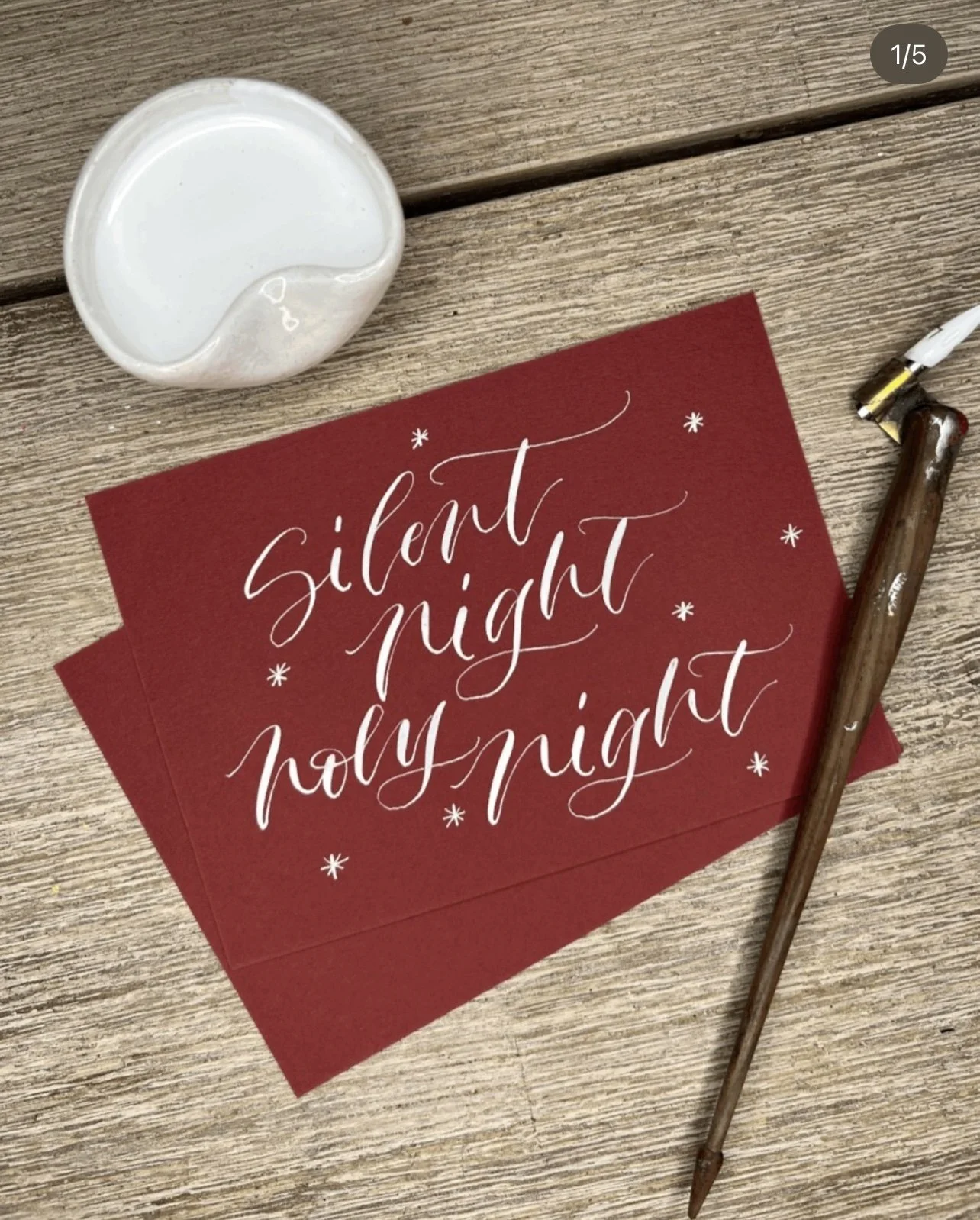 Christmas Calligraphy Workshop