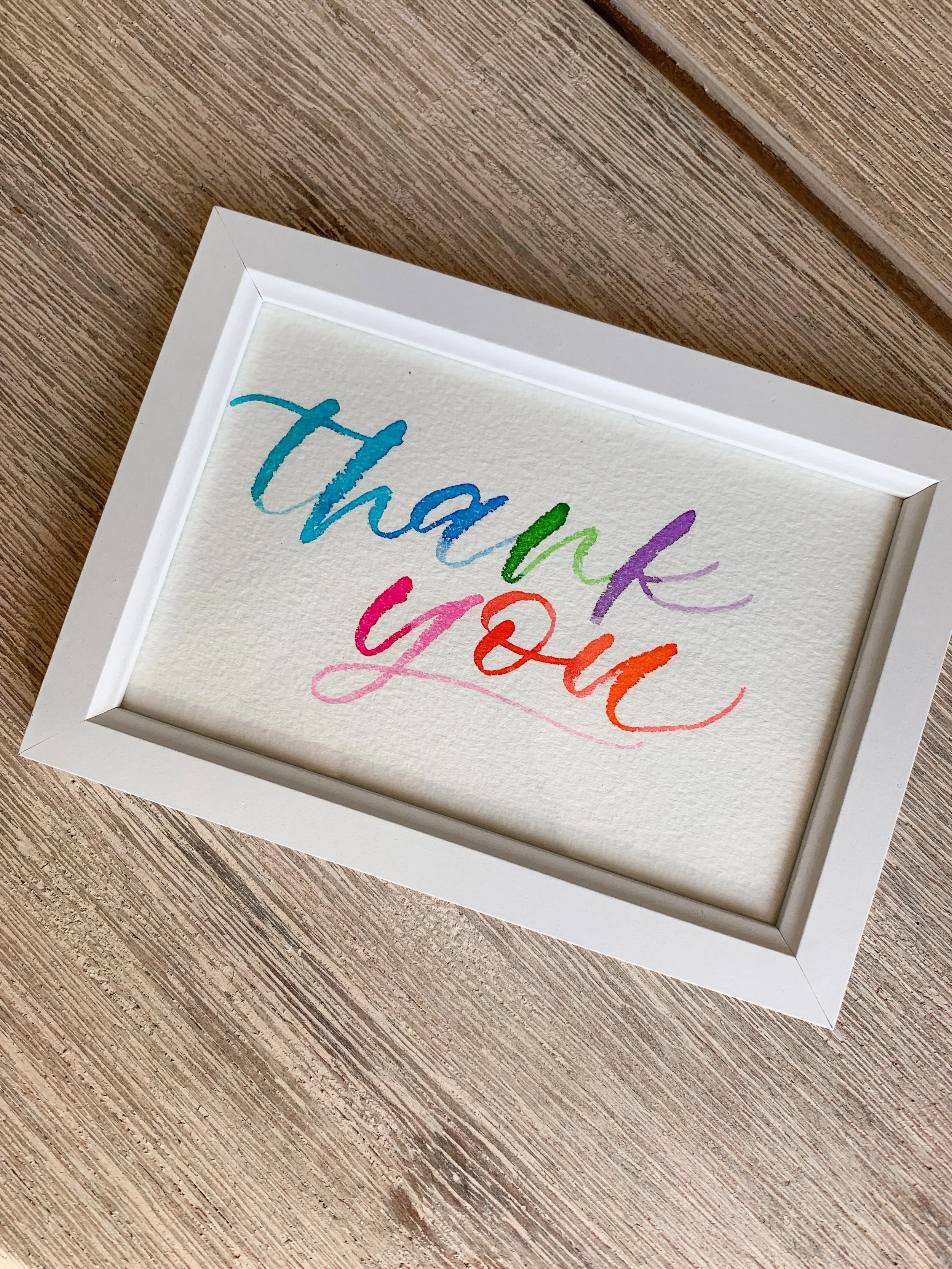Thank you cards with a difference