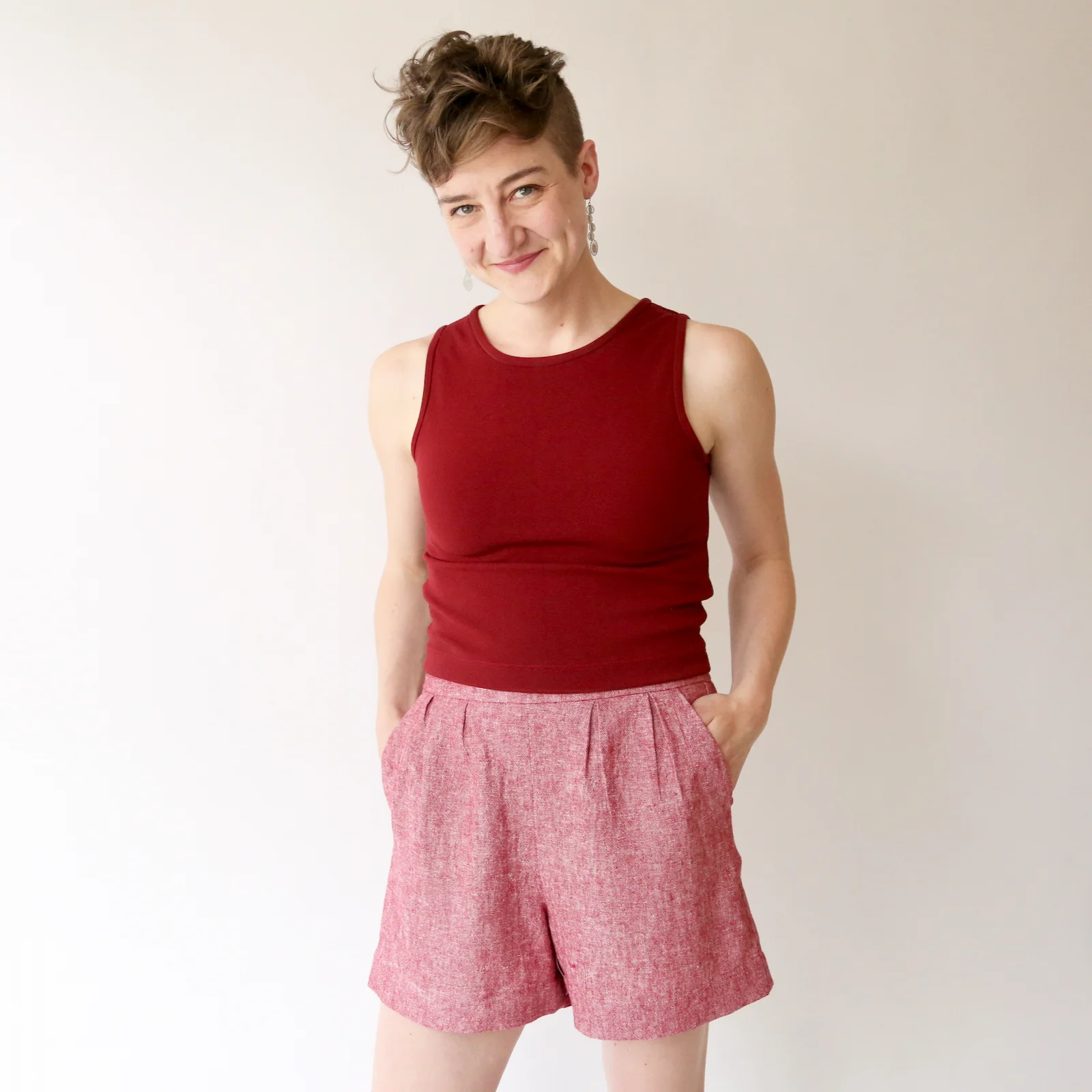 Jess' brussels washer Rose shorts
