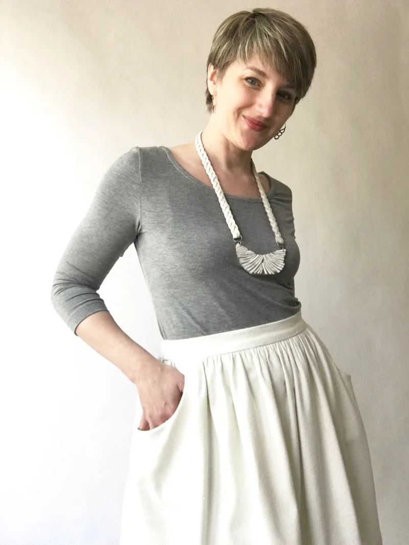 Heather Grey Jade Tee