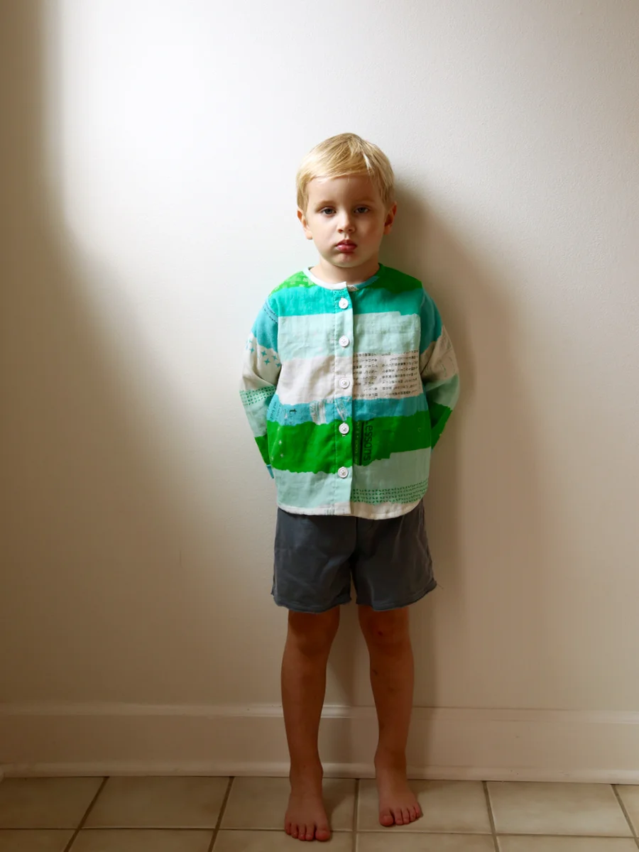 Double Gauze Shirts for Hugo that he won't wear