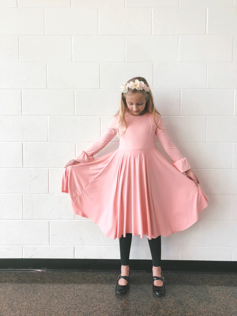 Adding a circle skirt to the Flashback Tee