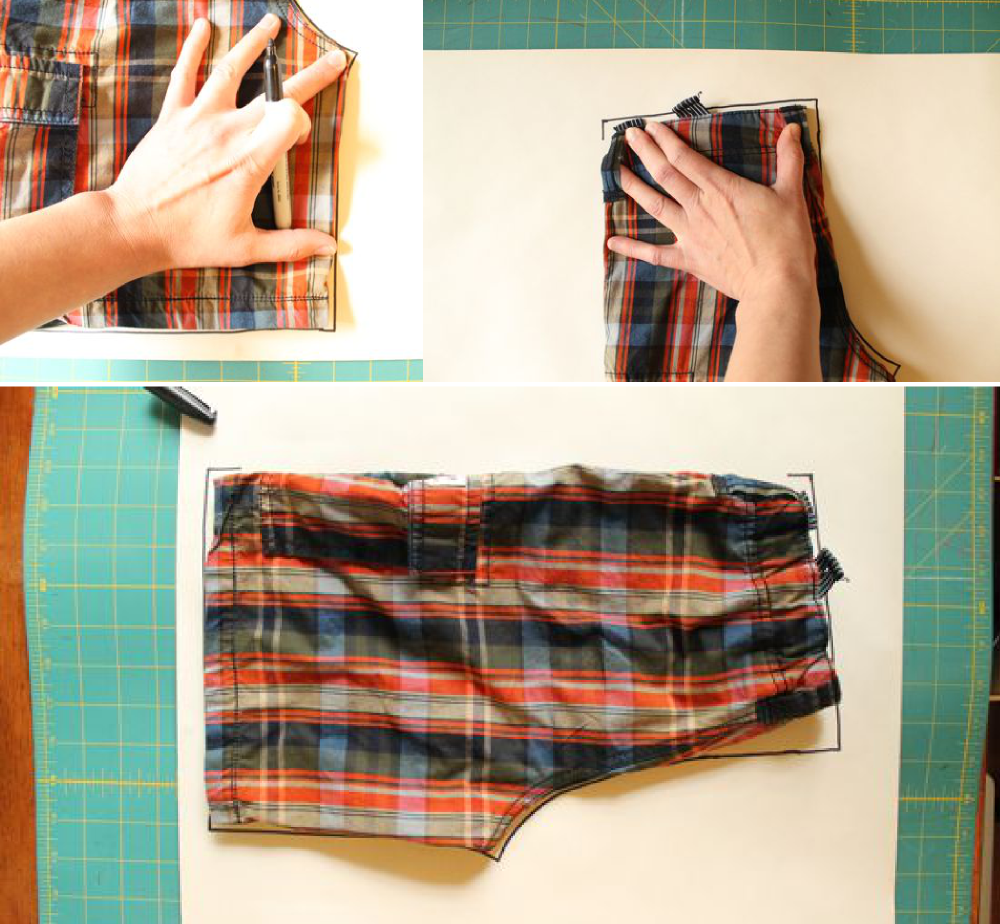 Trace and Make: Shorts Pattern — Made by Rae