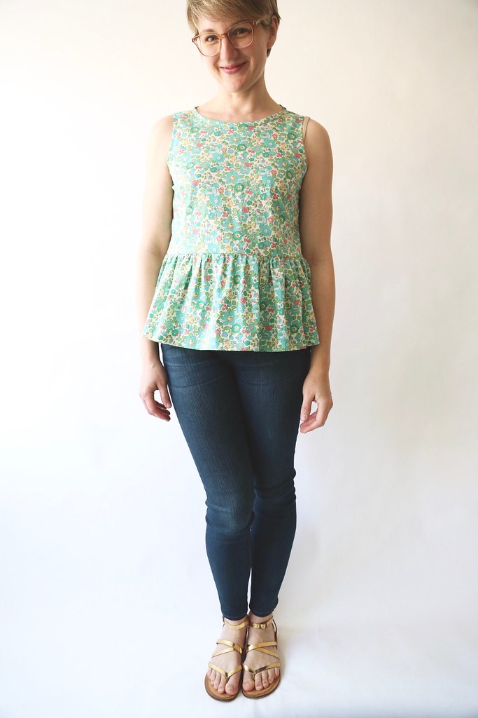 How to add a ruffle to the Gemma Tank — Made by Rae