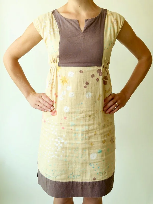 Jess' Bianca Dress with Contrast Facing