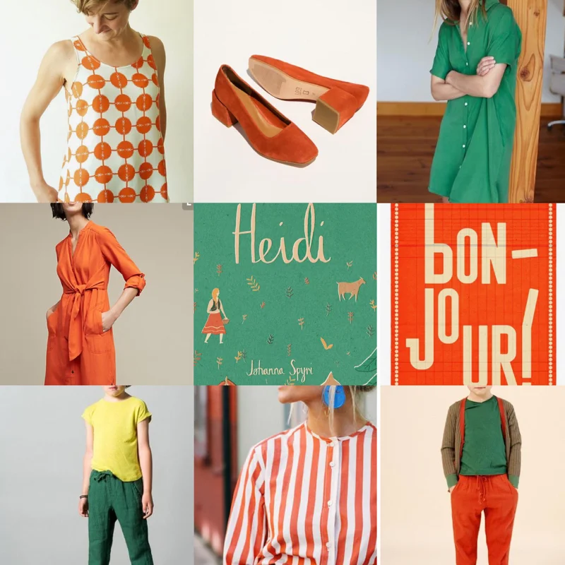 Green + Orange + Yellow